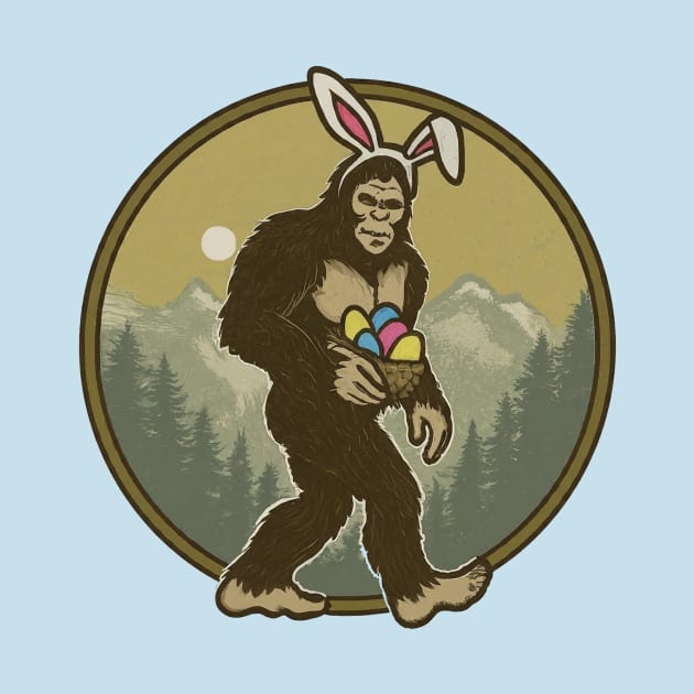 Bigfoot Bunny by WolfeTEES