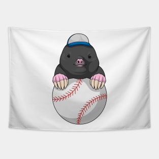 Mole Cap Baseball Tapestry