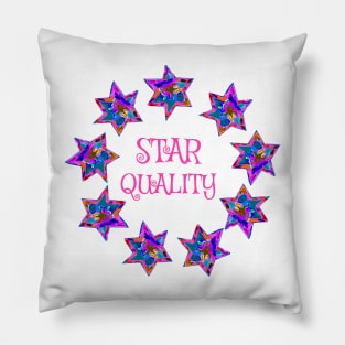 Star Quality - Transparent Background Pillow