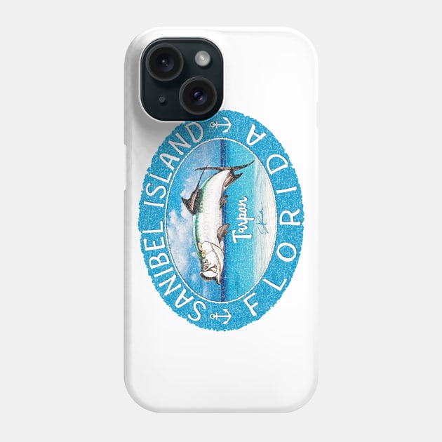 Sanibel Island, Florida, Tarpon Phone Case by jcombs