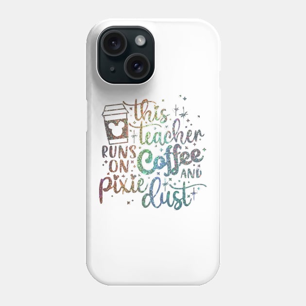 Teacher runs on Coffee Phone Case by metengs