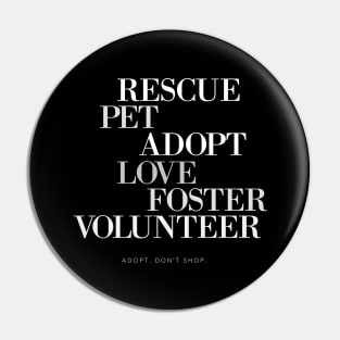 Animal Rescue Pin