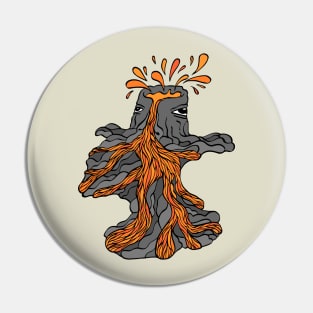 Volcano dude Pin