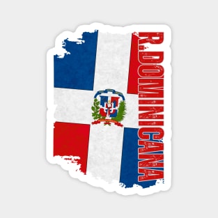 Dominican Republic flag, dominican flag Magnet