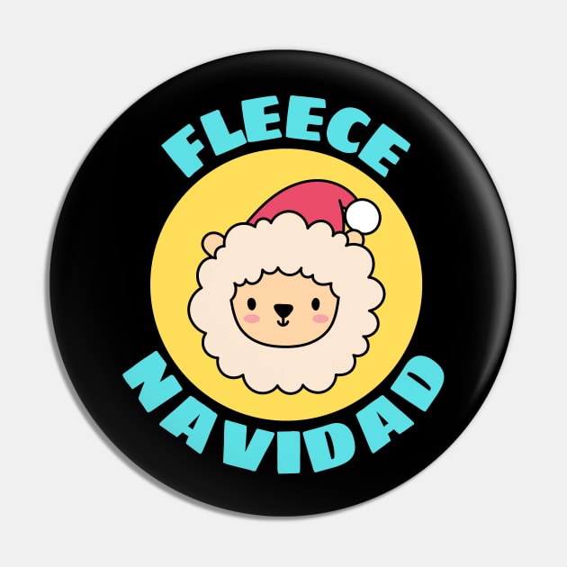 Fleece Navidad | Sheep Pun Pin by Allthingspunny