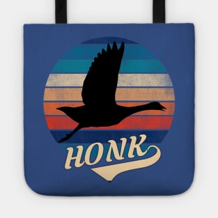 Goose Honk Retro Sunset Tote