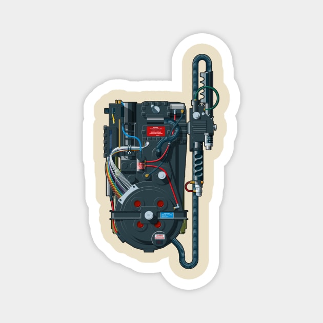 Proton Pack Magnet by Staermose