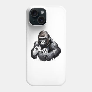 Funny Gorilla gamer Phone Case