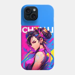 NEO NIGHT - CHUN LI | Street Fighter Gaming Anime Manga Pop Art Culture Artwork | PROUD OTAKU Phone Case