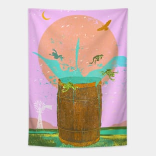 FROG BARREL Tapestry