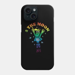 To the moon cartoon Phone Case