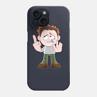 the cute  kid wondering t-shirt Phone Case