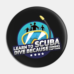 SCUBA DIVING GIFT: Learn To Scuba Dive Pin