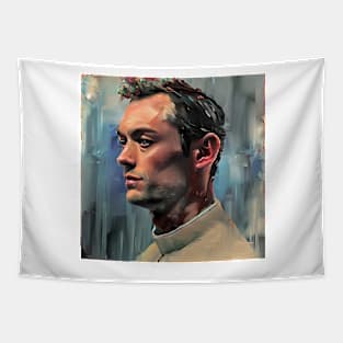 impression about Jude Law Tapestry