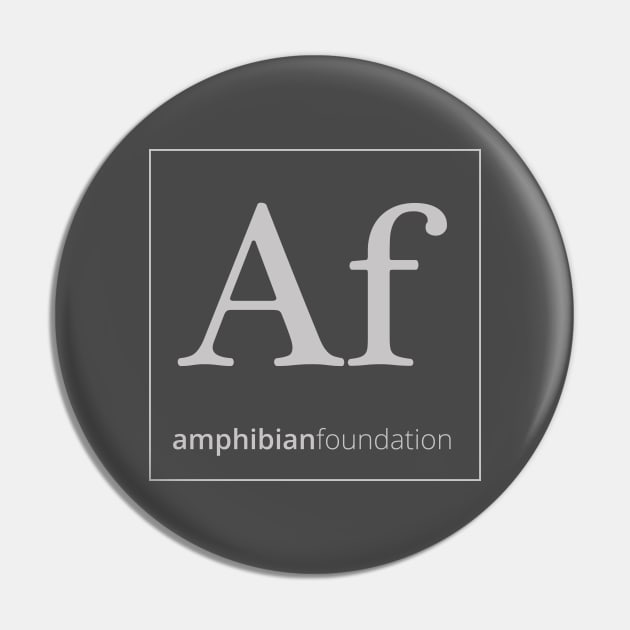 Elemental AF - Light Grey Pin by amphibianfoundation