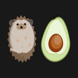 Hedgecado, hedgehog + avocado T-Shirt