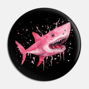 Cute Pink Shark Pin