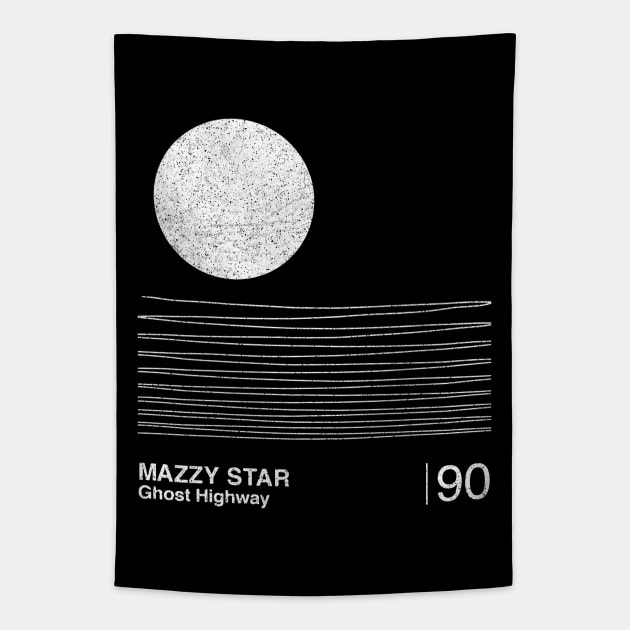 Mazzy Star / Minimal Graphic Design Artwork Tapestry by saudade