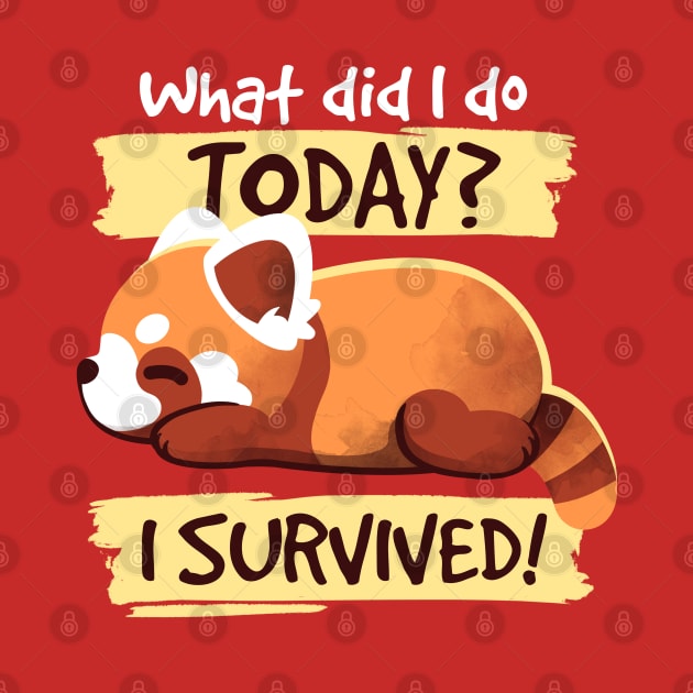 Survivor red panda by NemiMakeit