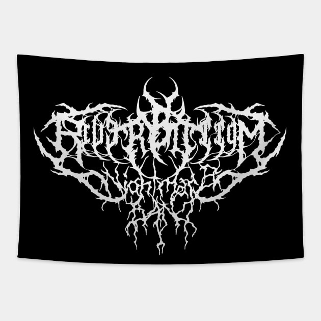 The Riverbottom Black Metal Band Tapestry by ModernPop