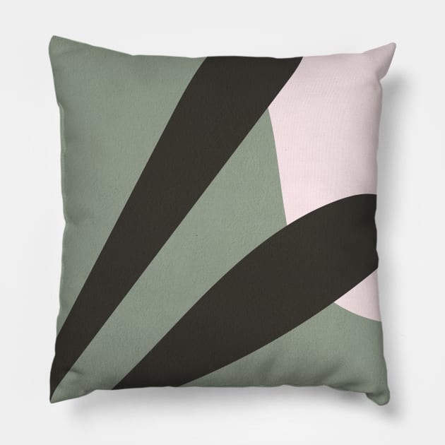 Modern Gallery Wall Decor, Minimal Scandinavian Geometric Pillow by Colorable