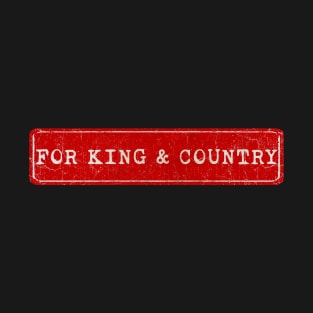 vintage retro plate For King & Country T-Shirt