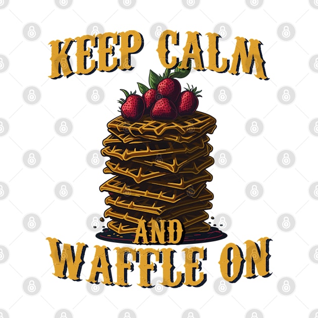 Waffle Maniac Breakfast Desert by MintaApparel