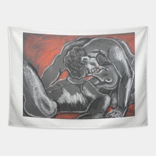 Lovers - Men Gentle Touch Tapestry