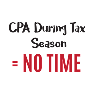 Funny Tax Deduction Qualification for CPA Accountant T-Shirt