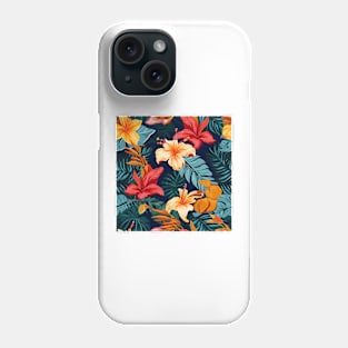 Tropical Flowers Pattern 16 Phone Case