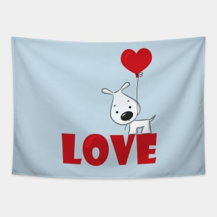 Dog Love Tapestry