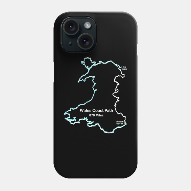 The Wales Coast Path Phone Case by numpdog