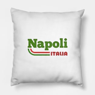 Napoli, Italia // Retro Italian Region Design Pillow