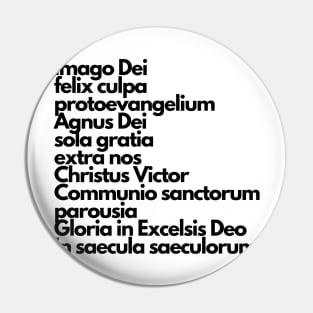 latin summary of the faith Pin