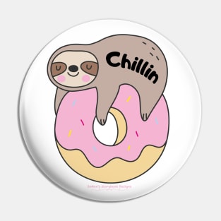 Sloth Design Pin