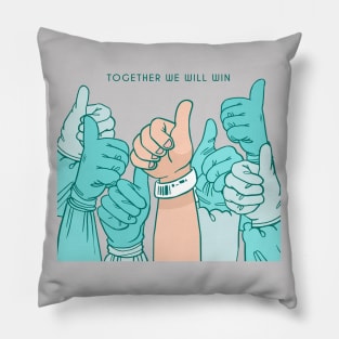 Together we will win Pillow