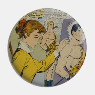 Vintage Romance Comic Book Cover - Confessions of the Lovelorn Pin