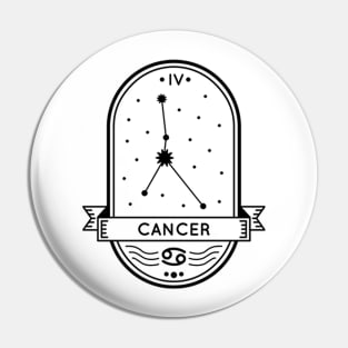 Zodiac Sign: Cancer Pin