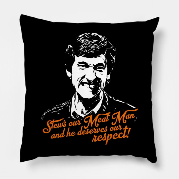 Strangers With Candy Stew the Meat Man Pillow by darklordpug