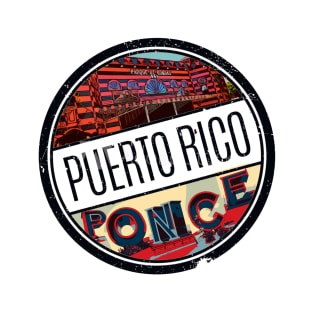 Ponce Puerto Rico art T-Shirt