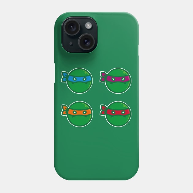 Ninja turtles to the rescue Phone Case by APDesign