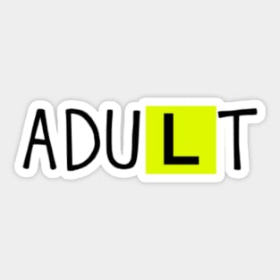 Adults Stickers for Sale