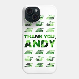 The Office Thank You, Andy. Tanks. Prison Mike Camo Phone Case