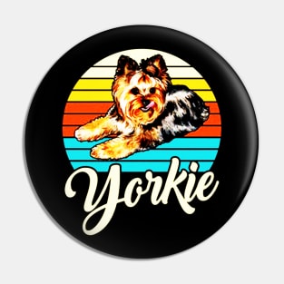 Yorkie 1970s Dog Lover Pin