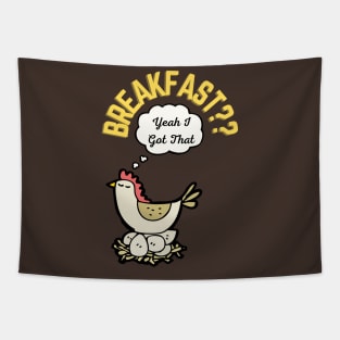 Breakfast? Yeah I got that, My pet makes breakfast Tapestry