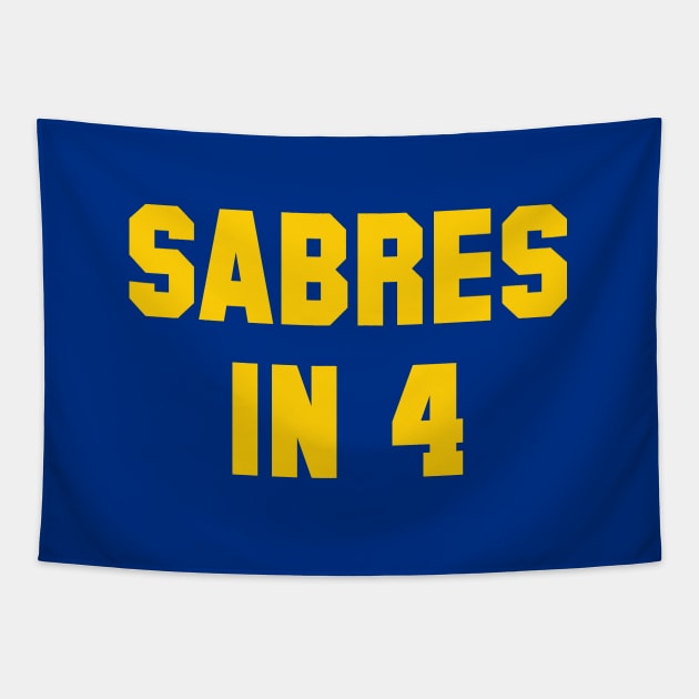 Sabres in 4 Tapestry by Carl Cordes