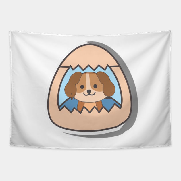 Dog in The Egg Tapestry by Zachariya420