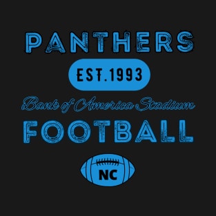 North Carolina Football Vintage Style T-Shirt