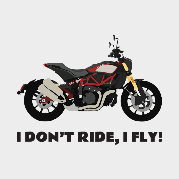 I don't ride, I fly! Indian FTR 1200 by WiredDesigns