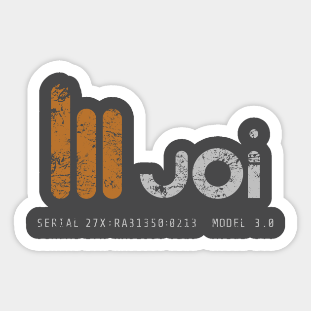 Blade Runner 2049 Joi Logo Weathered Blade Runner Sticker Teepublic